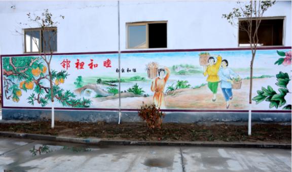 上犹乡镇文化墙 乡风文明焕发新活力