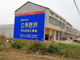 上犹农村墙体广告在不同形式上面展现的不同特色