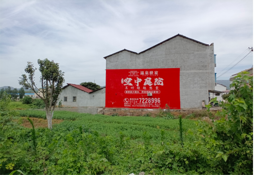 上犹做墙体广告的意义