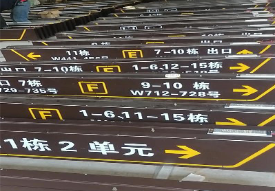 上犹广告标识中，常见的几种安装方式。